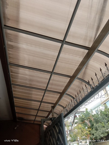 Polycarbonate roofing