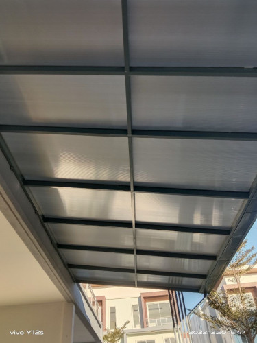 Polycarbonate roofing