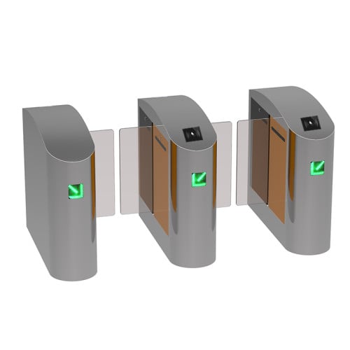 AI-PT013 Double Turnstile Barrier Speed Sliding Gate Turnstile - ប្រពន្ធ័គ្រប់គ្រងច្រកចេញចូល