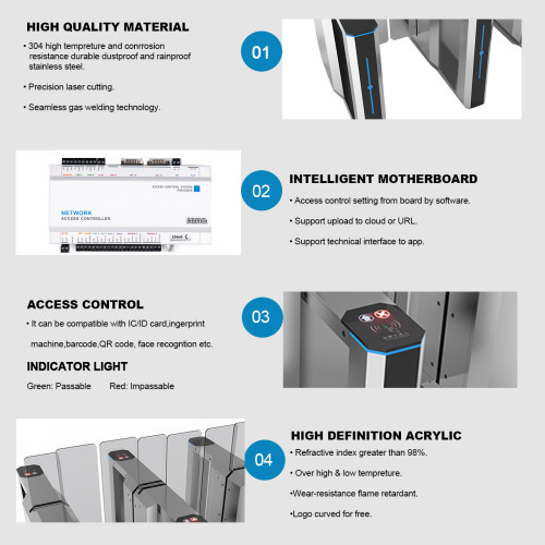 AI-PT020 Counter Sliding Gate - ប្រពន្ធ័គ្រប់គ្រងច្រកចេញចូល
