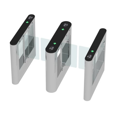 AI-SG002 Automatic Pedestrian Speed Gate Turnstile Access Gate - ប្រពន្ធ័គ្រប់គ្រងច្រកចេញចូល