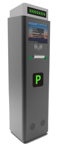AI-Ticket Parking Management Dispenser With RFID card, Camera For Facial Detection