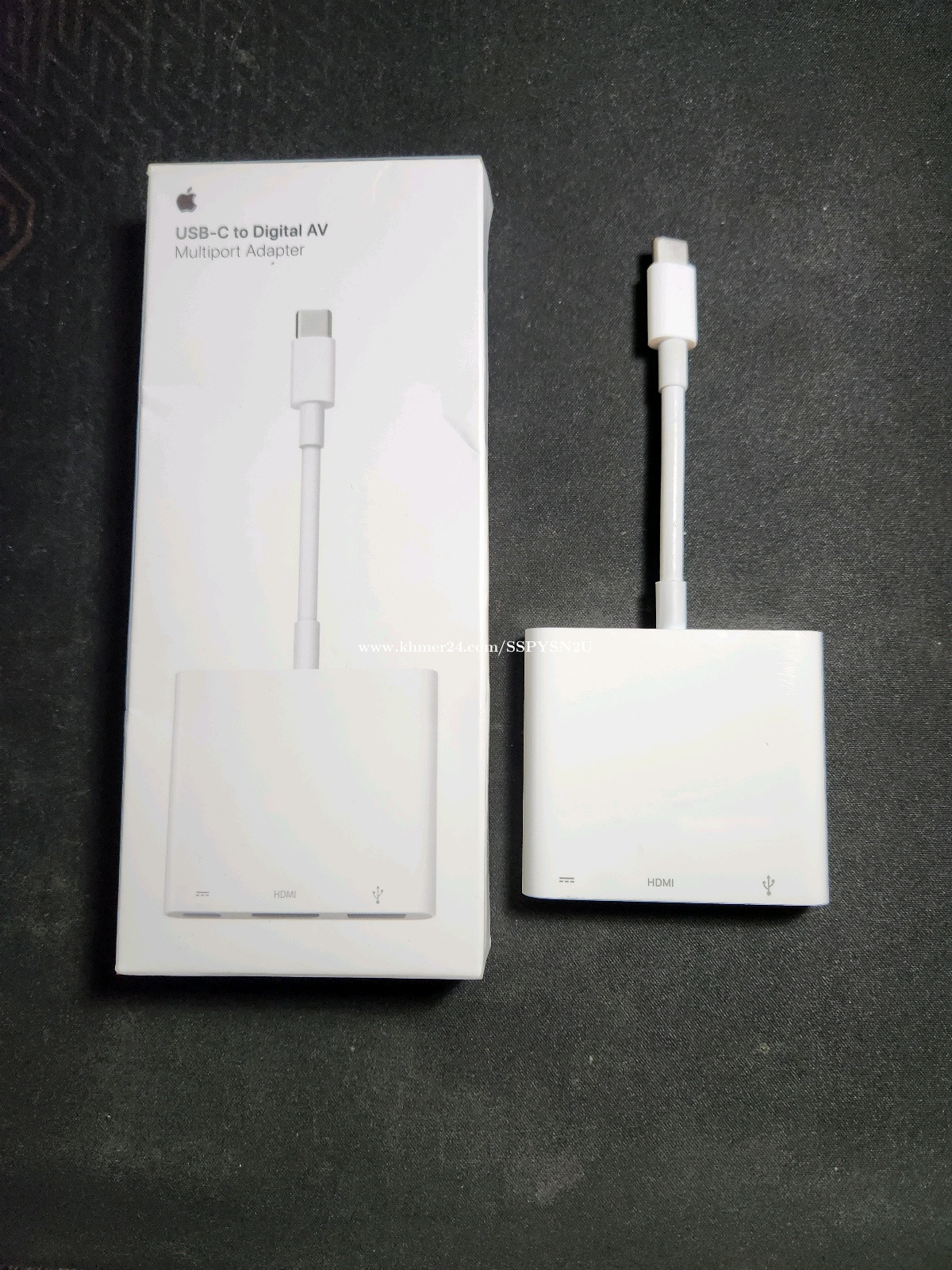 Apple Digital AV Multiport Adapter - adapter - HDMI / USB - MUF82AM/A - USB  Cables 