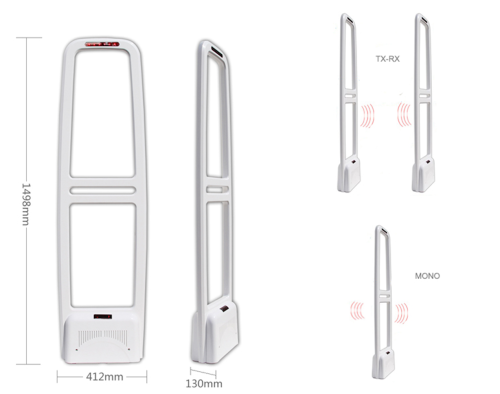AI-ABS AM 58KHz EAS Anti Theft System - ឧបករណ៍ការពារទំនិញក្នុងហាង EAS System