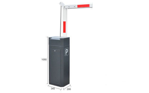 AI-PARK-101C Parking Lot Barrier Gate Folding Arm Barrier Boom - ប្រព័ន្ធចំណតឡាន ម៉ូតូ