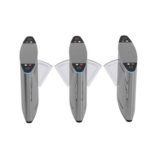 AI-WT004 Automatic Access Control System Flap Turnstile Gate - ប្រពន្ធ័គ្រប់គ្រងច្រកចេញចូល