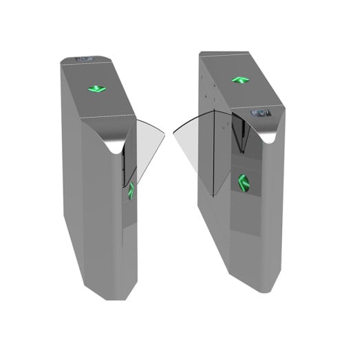 AI-WT005 Factory Automatic Acrylic Flap Wings Turnstile - ប្រពន្ធ័គ្រប់គ្រងច្រកចេញចូល
