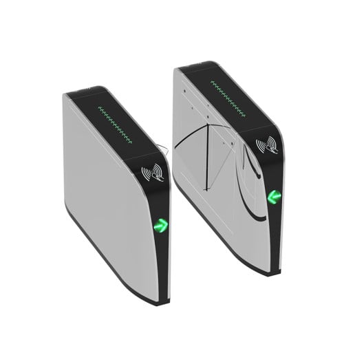 AI-WT009 Popular Sale Access Control Flap Turnstile Barrier Gate - ប្រពន្ធ័គ្រប់គ្រងច្រកចេញចូល
