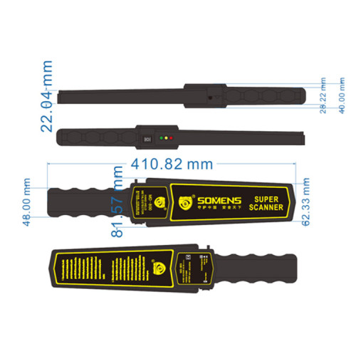 AI-Super Sensitivity Portable Hand Held Metal Detector With Low Consumption - ឧបករណ៍ចាប់លោហៈធាតុ