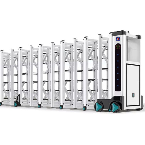 AI-CA-805A Factory Main Gate Driveway Automatic Retractable Folding Gate - ទ្វារទំនើបរឹងមាំបញ្ចាទេឡេ