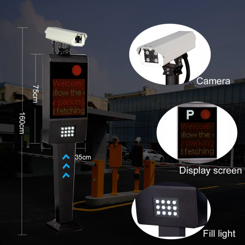AI-LDV4 Automatic Car Parking Management with LPR/ANPR Camera System - ប្រព័ន្ធចំណតឡាន ម៉ូតូ