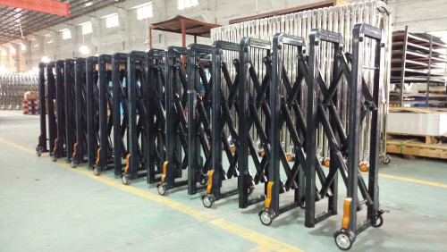 AI-QG-Z1701 Manual Barrier Gate Aluminum Crowd Control Barrier - ទ្វារទំនើប រឹងមាំបញ្ចាទេឡេ