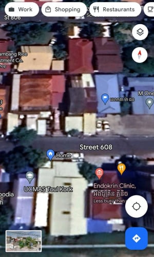 ផ្ទះលក់ ៥ម្ចាស់រួមគ្នា នៅលើផ្លូវ៦០៨ ផ្ទះលេខ ៩១សេ, ៩៣អា, បេ, សេ