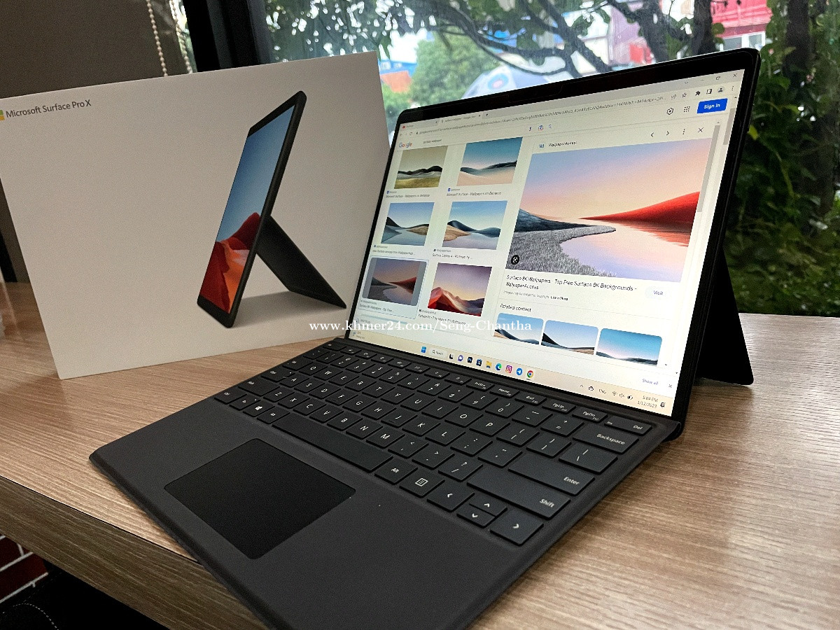 Microsoft Surface Pro X LTE in Phnom Penh, Cambodia on