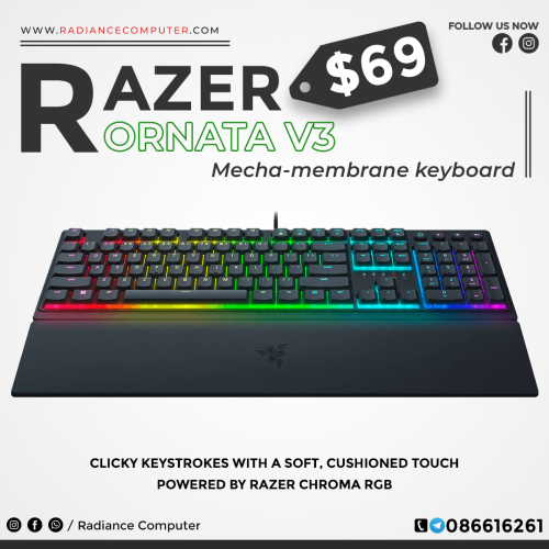 RAZER ORNATA V3 Mecha-membrane keyboard