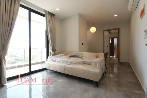 Tuol Kork area| 1 bedroom serviced apartment for rent| Swimming pool, gym, steam and sauna