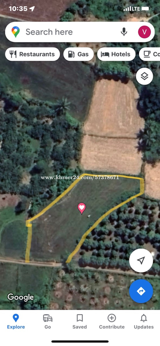 Land for sale Price 15000.00 in Stueng Kaev, Tuek Chhou, Kampot