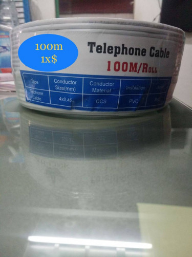 Phone cable 100m/roll