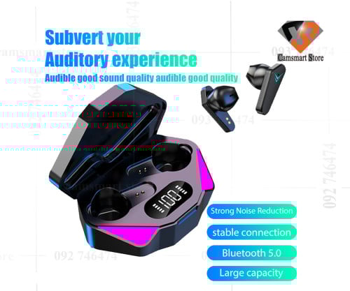 Wireless Bluetooth Headsets TWS Mobile Game Low Latency Stereo Headphones Bluetooth Earphones