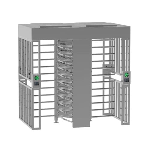AI-FH002D-Double Direction Full Height Turnstile Gate - ប្រពន្ធ័គ្រប់គ្រងច្រកចេញចូល អគារ ស្ថាបន័
