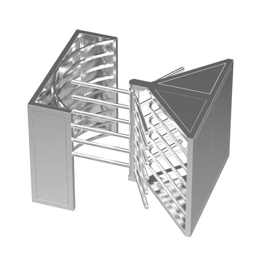 AI-HH002 Single Passage Waist Height Automatic Turnstile - ប្រពន្ធ័គ្រប់គ្រងច្រកចេញចូល អគារ ស្ថាបន័