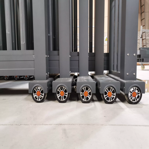 AI-SCT07G Aluminum Double Driveway Telescopic Gate - ទ្វារទំនើប រឹងមាំបញ្ចាទេឡេ
