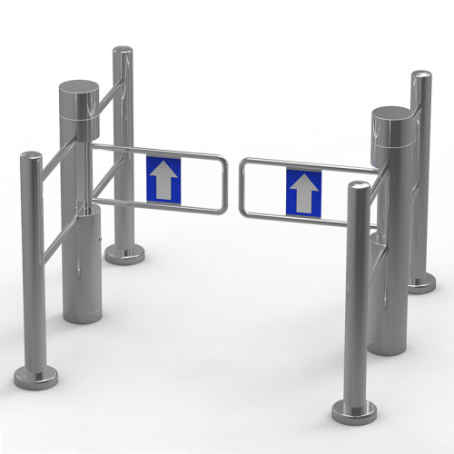 AI-ST003 Factory Price Access Control Swing Barrier Swing Turnstile - ប្រពន្ធ័គ្រប់គ្រងច្រកចេញចូល