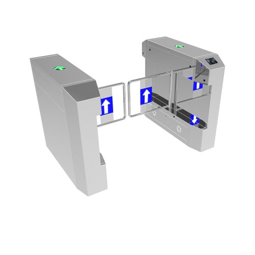 AI-ST005 Pedestrians Turnstile Swing Gate Security - ប្រពន្ធ័គ្រប់គ្រងច្រកចេញចូល