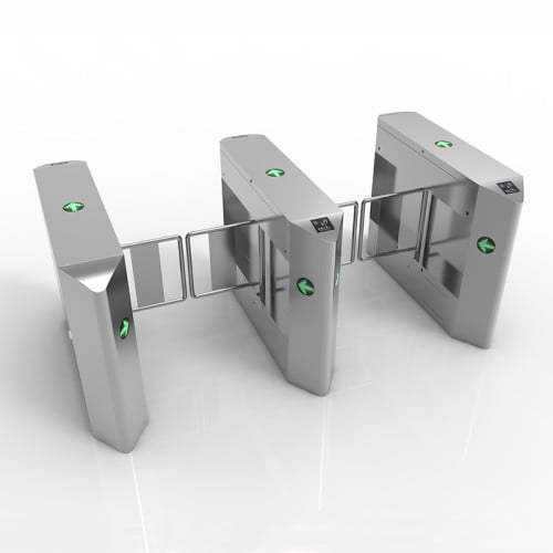 AI-ST006 Automatic Security Entrance Gate Control Swing Turnstile Gate - ប្រពន្ធ័គ្រប់គ្រងច្រកចេញចូល