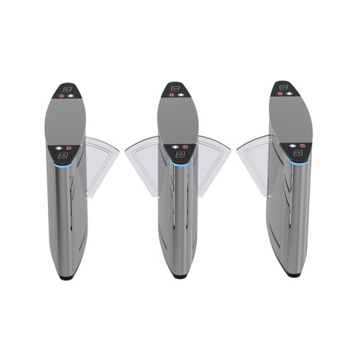 AI-WT004 Automatic Access Control System Flap Turnstile Gate - ប្រពន្ធ័គ្រប់គ្រងច្រកចេញចូល