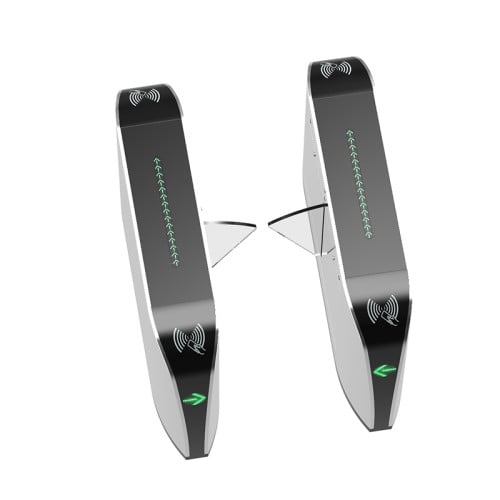 AI-WT009 Popular Sale Access Control Flap Turnstile Barrier Gate - ប្រពន្ធ័គ្រប់គ្រងច្រកចេញចូល