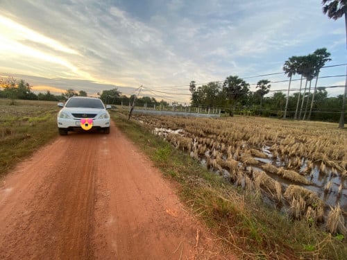 ដីលក់ ទីតាំងល្អនៅក្រោយផ្សារឈូក ទំហំដី 40×20 ប្លង់រឹងលក់មួយម៉ែតដើរ