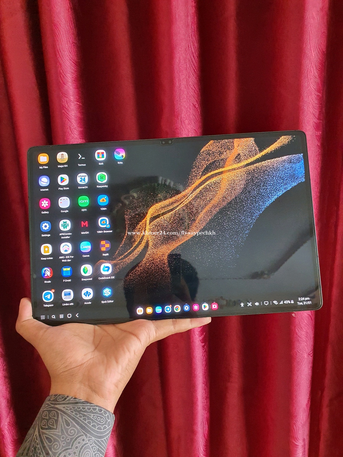 Samsung Tab S8 Ultra 5G Ram 12/256G Price 890 in Phnom Penh, Cambodia