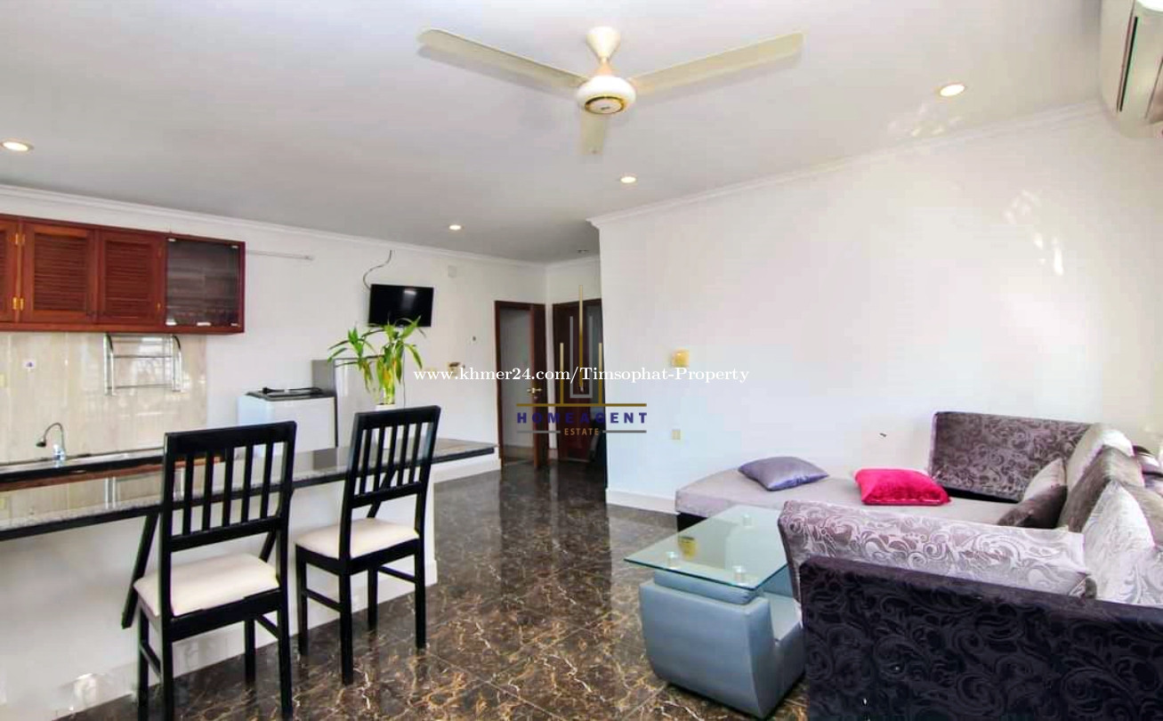 Naga World Aeon Mall 1 Apt 2BD Gym Rent in Tonle Bassac Price 650 in