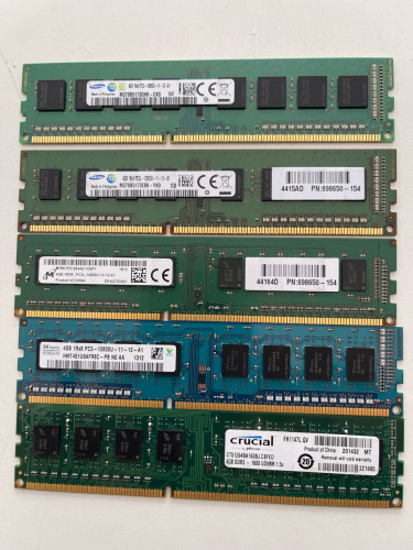 RAM 4Gb DDR3, DDR4 Laptop/Desktop
