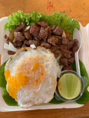 បាយឡុកឡាក់សាច់គោ $3