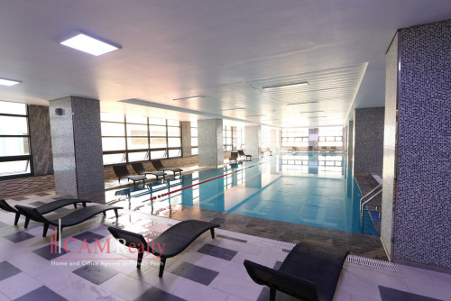 BKK1 area| 3 bedrooms condominium on 18th floor for rent| Swimming pool, gym and sauna