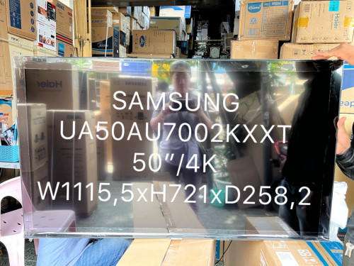 Samsung 50AU7002AKXXT( year 2022 new Smart TV 4K UHD 50”  ទូរទស្សន៍ស្តើងថ្មីទំហំ 50”)