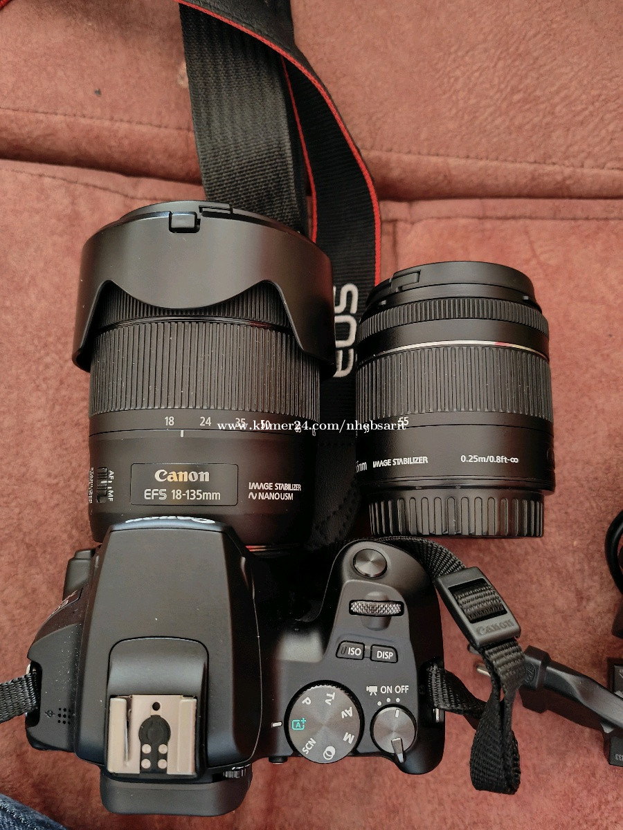 Canon 200D ii 99 2 Lens Price 600 in Phnom Penh, Cambodia