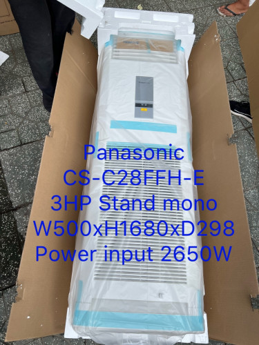 Panasonic CS-C28FFH-E( New Floor Standing Air conditioner 3HP,ម៉ាស៊ីនត្រជាក់ថ្មីបញ្ឈរថ្មីទំហំ3សេស)