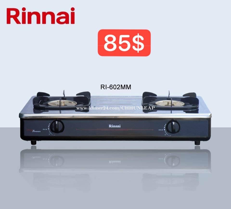 New Gas Stove Rinnai RT902MM(G) Price 105 in Phnom Penh, Cambodia Chhun Leap