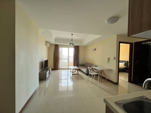 350$/Month 1 Bedroom Nice & Clean Big Room Chroy Changvar Gym Pool Parking