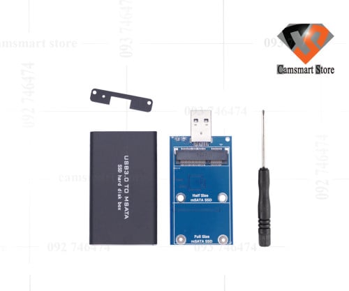 mSATA to USB 3.0 Hard Drive Enclosure Aluminum Alloy External Solid State Disk Box mSATA Case