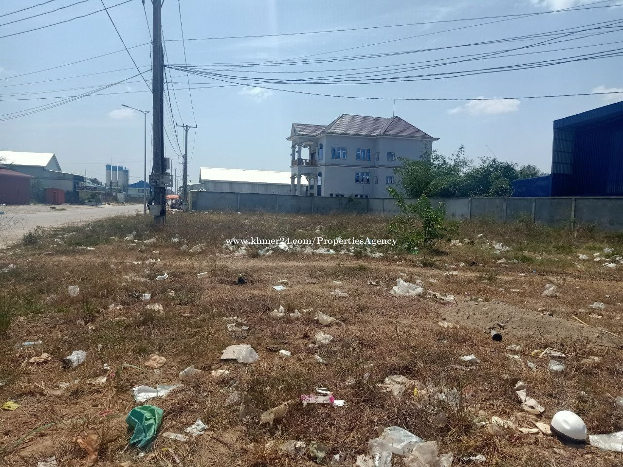 Corner Land for Rent Street 60m (SB ID R0058) Price 1500 in Stueng