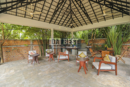 Modern Family Villa For Rent In Siem Reap With Private Swimming Pool, Garden And Barbecue Area