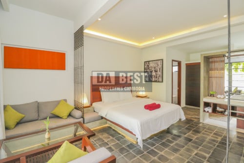Modern Family Villa For Rent In Siem Reap With Private Swimming Pool, Garden And Barbecue Area