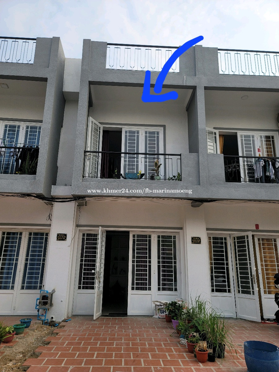 ផ្ទះថ្មីសម្រាប់ជួលមានសម្ភារៈមានម៉ាស៊ីនត្រជាក់/ New house for rent