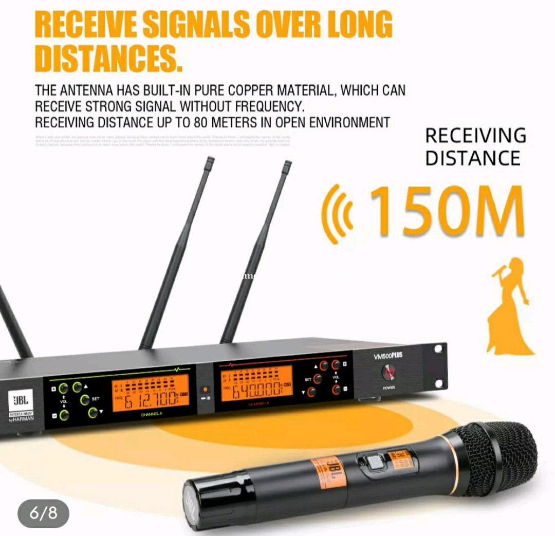 លក់ JBL Wireless Microphone VM500 Plus Price 125 in Phnom Penh