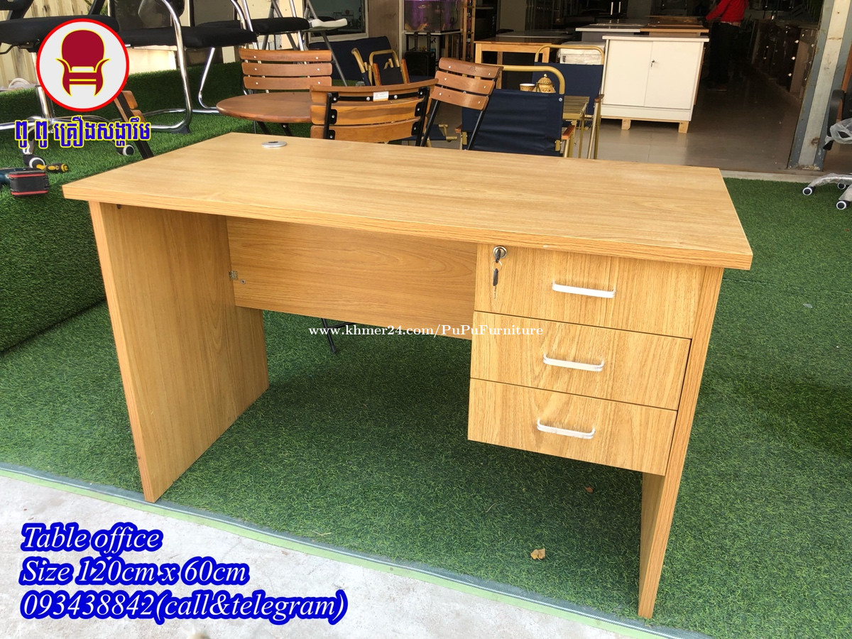 Table office 👍🤝 Price 95 in Phnom Penh, Cambodia ពូ ពូ គ្រឿងសង្ហារឹម