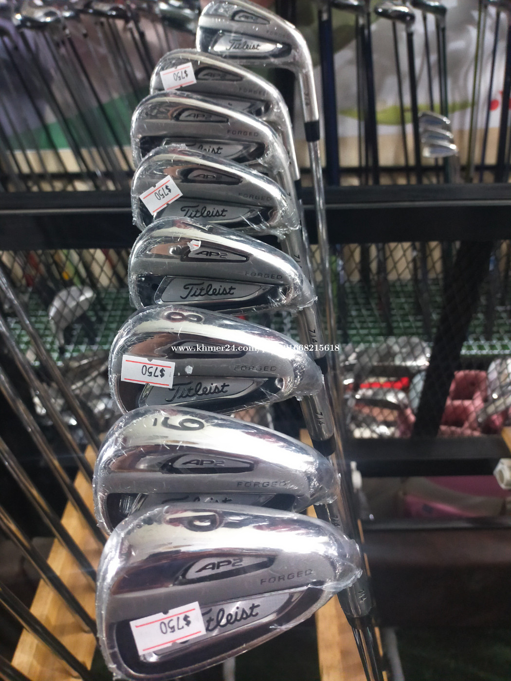Titleist AP2, iron set Price 750.00 in Phnom Penh, Cambodia Hh Golf